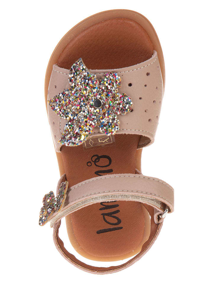 lamino Leder-Sandalen in Beige - 4