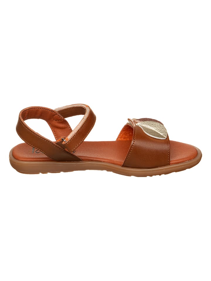 lamino Leder-Sandalen in Hellbraun - 2