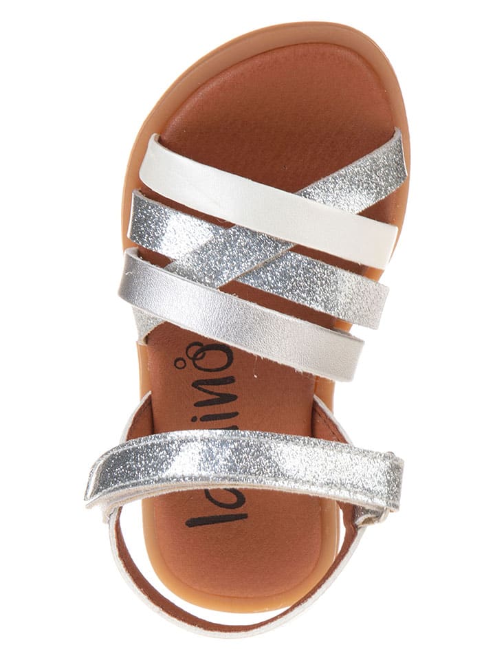 lamino Sandalen in Silber - 4