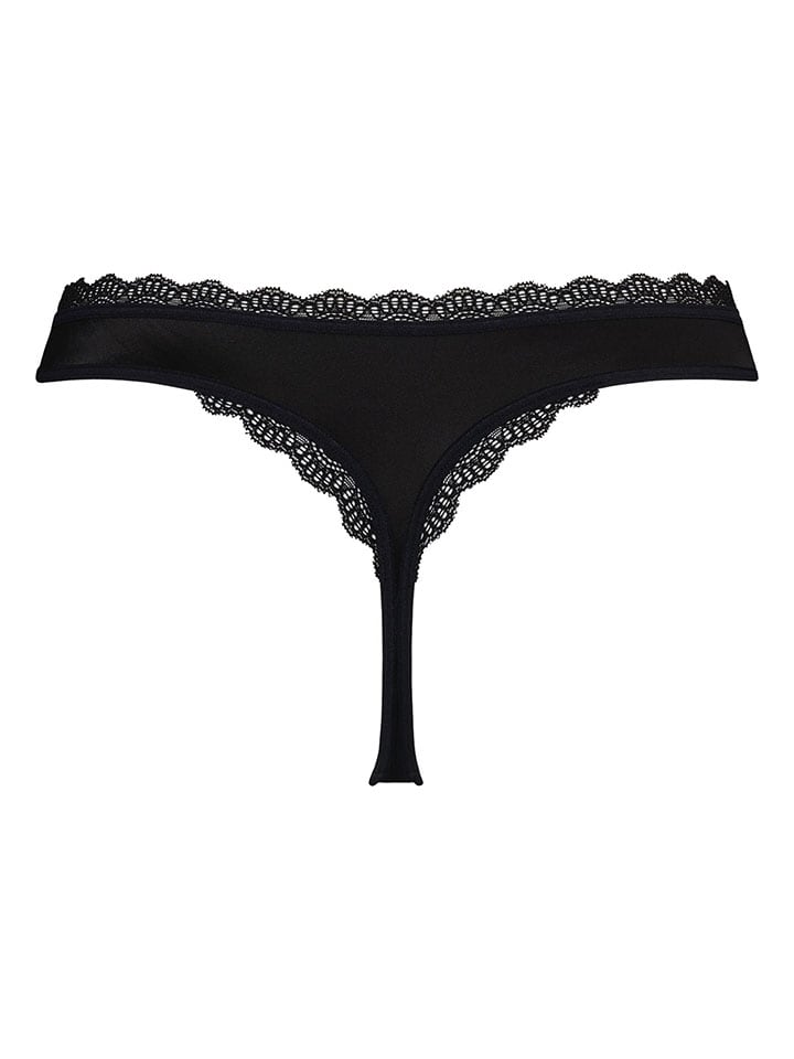 Marlies Dekkers String "Carita" in Schwarz/ Beige - 2