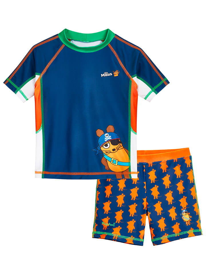 Playshoes Dunkelblau/ Orange 9808947
