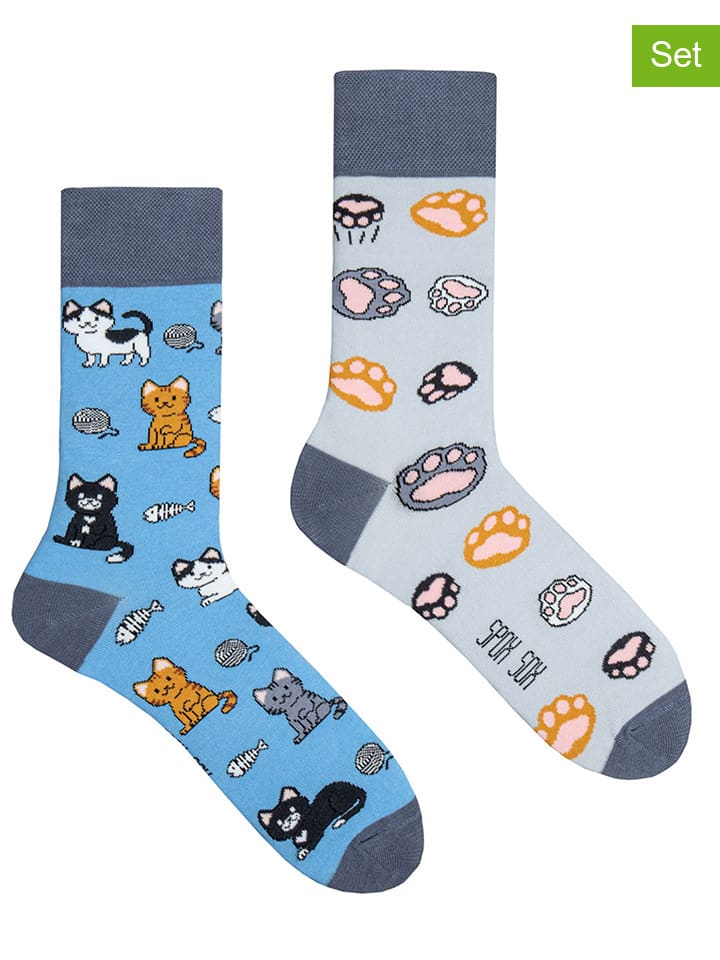 Ponožky Spox Sox Blau/ Hellbraun 344714