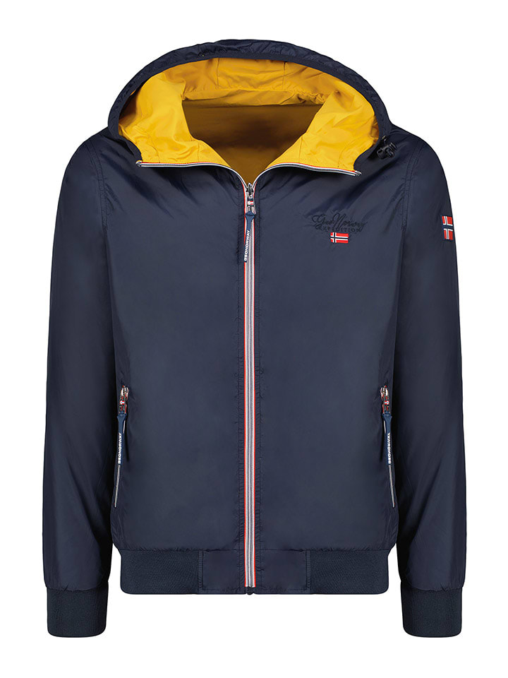 Bunda Geographical Norway Dunkelblau/ Gelb 4638408