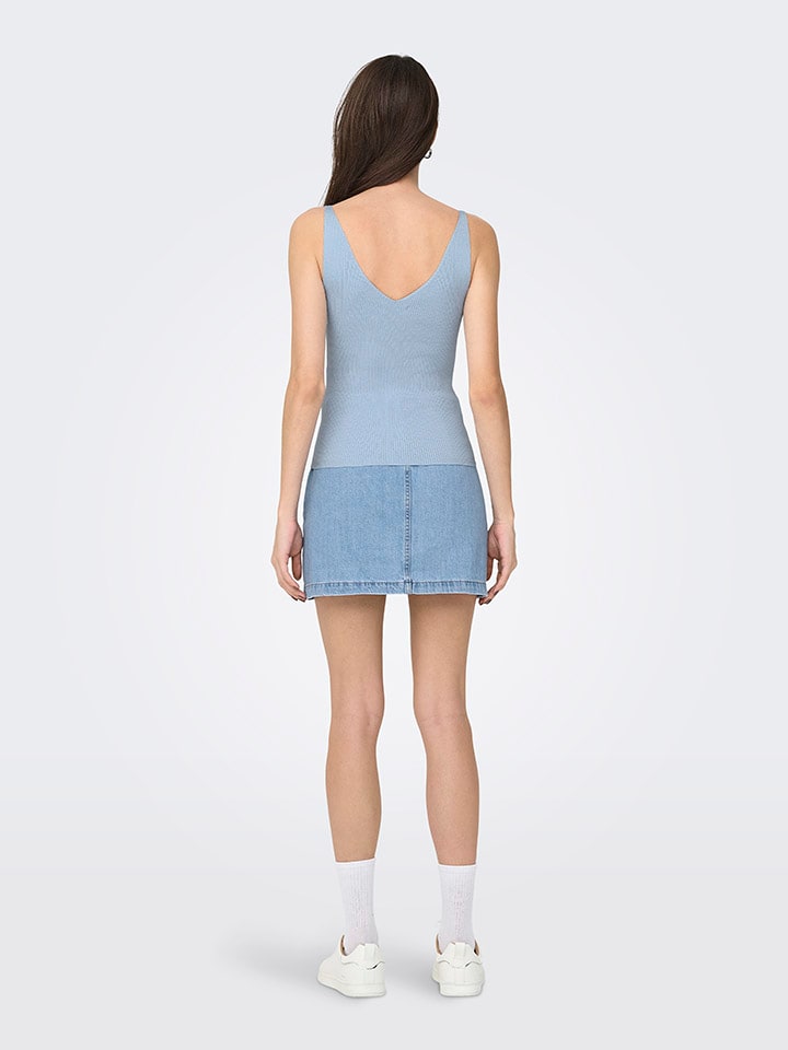 JDY Hellblau 1977213 Stricktop in Hellblau - 2