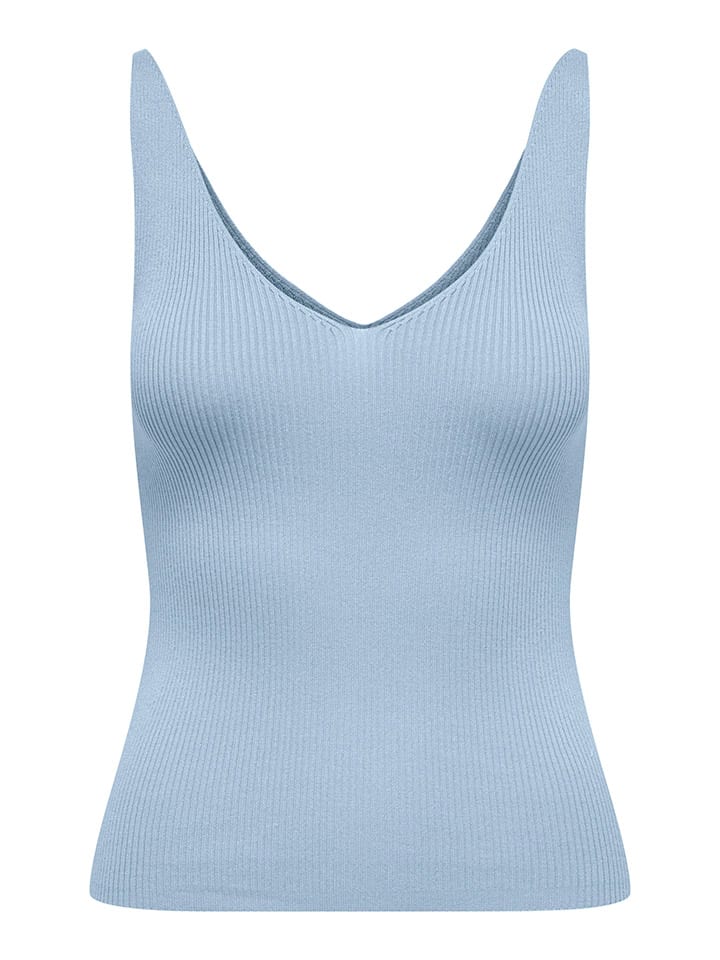 JDY Hellblau 1977213 Stricktop in Hellblau - 6