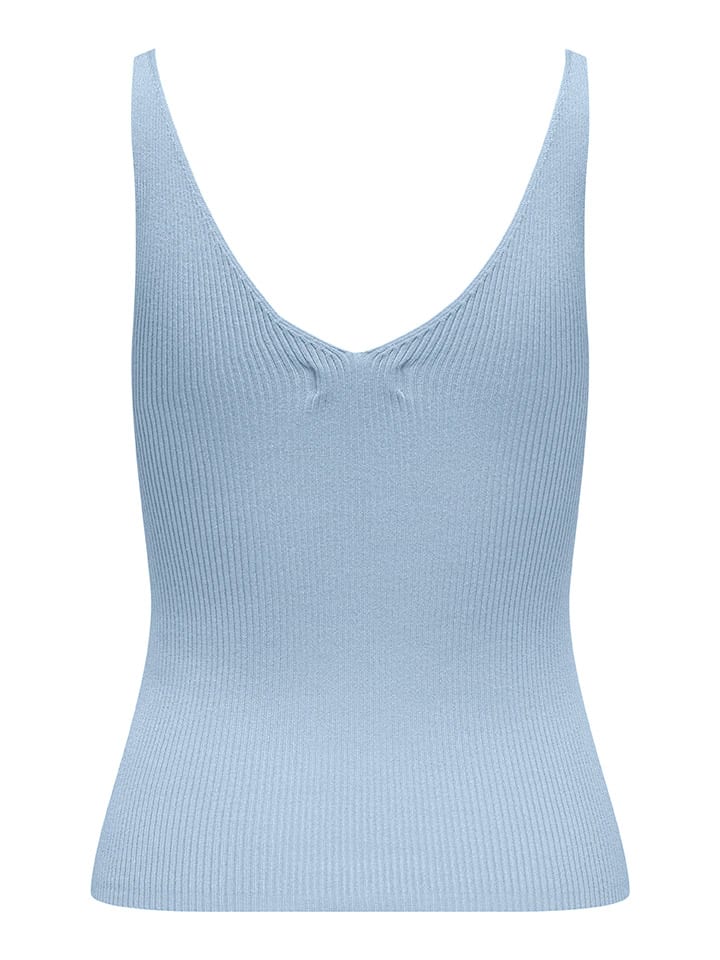 JDY Hellblau 1977213 Stricktop in Hellblau - 7