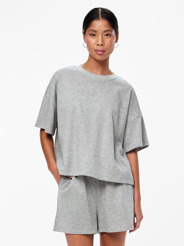 Tričko Pieces Grau 3261455 Shirt "Chilli" in Grau - 3