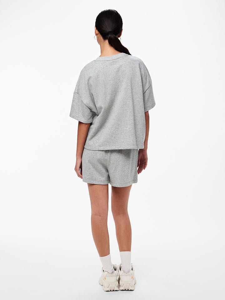Tričko Pieces Grau 3261455 Shirt "Chilli" in Grau - 4