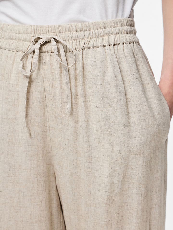 Nohavice Pieces Sand 2135007 Hose "Pia" in Sand - 2