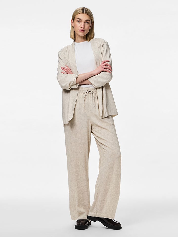 Nohavice Pieces Sand 2135007 Hose "Pia" in Sand - 3