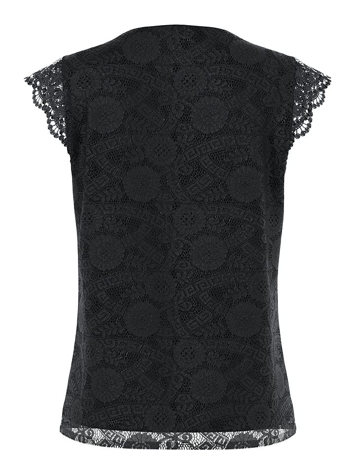 Pieces Schwarz 5423884 Blusentop "Olline" in Schwarz - 2