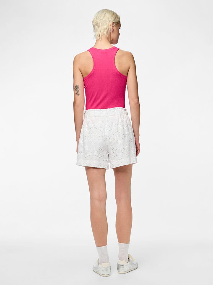 Kraťasy Pieces Weiß 911503 Shorts "Vilde" in Weiß - 5
