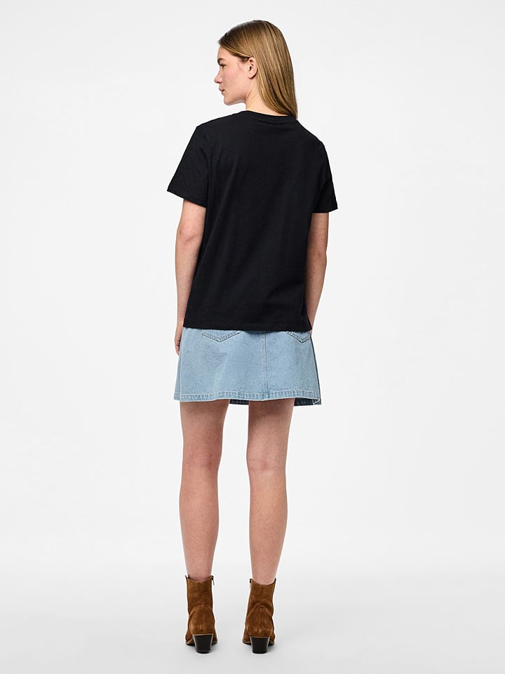 Tričko Pieces Schwarz 1265934 Shirt "Maria" in Schwarz - 4