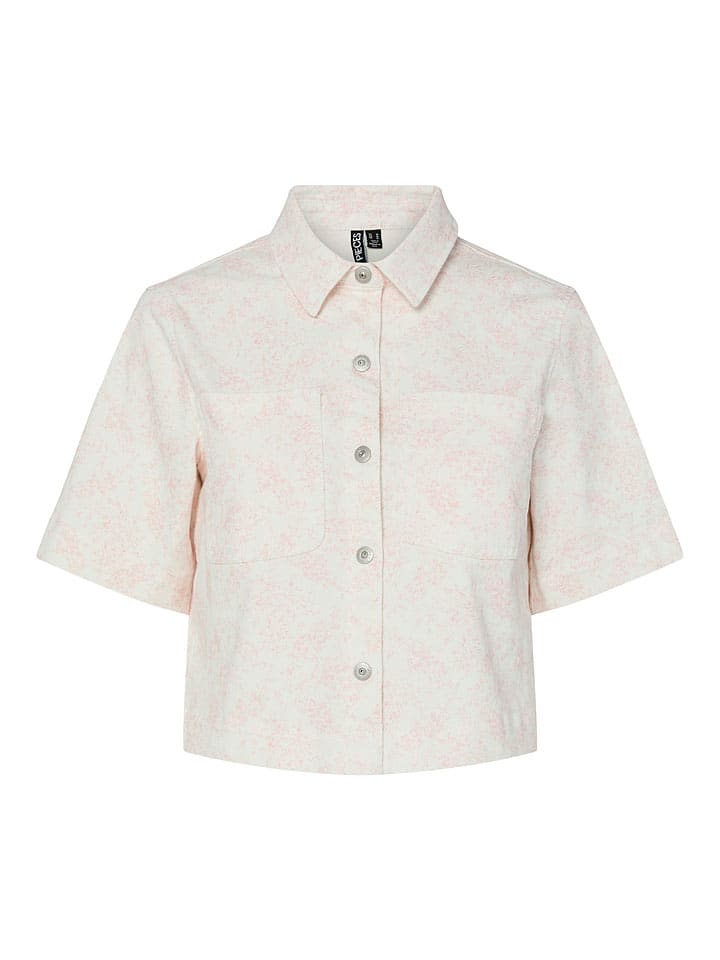 Košeľa Pieces Rosé 132410 Hemd "Salume" in Rosé - 6