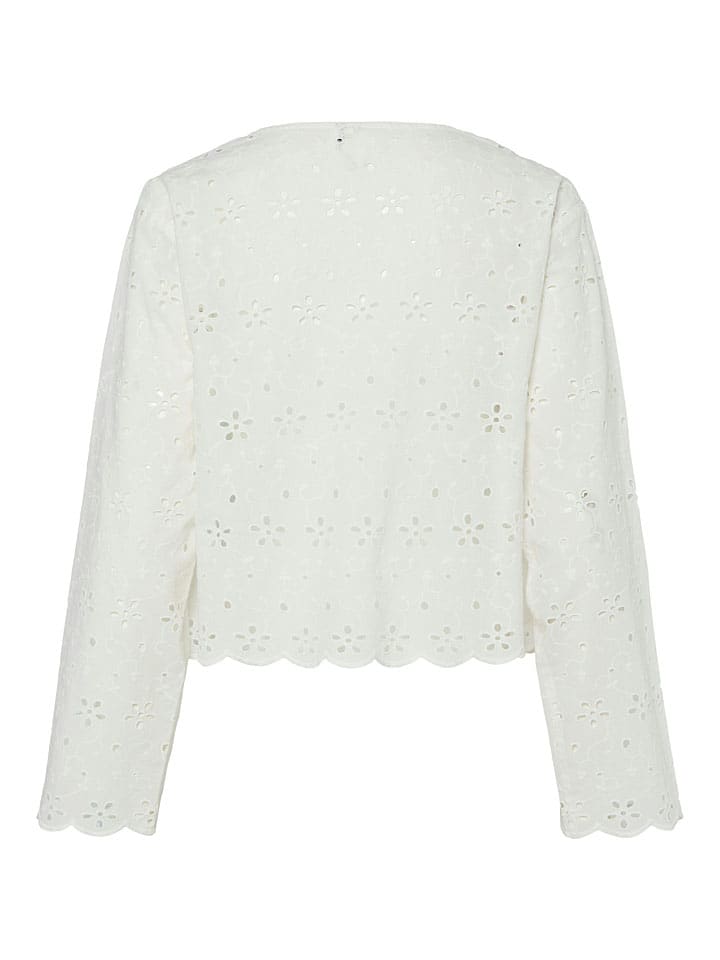 Sveter Pieces Weiß 863556 Pullover "Tarmorine" in Weiß - 2