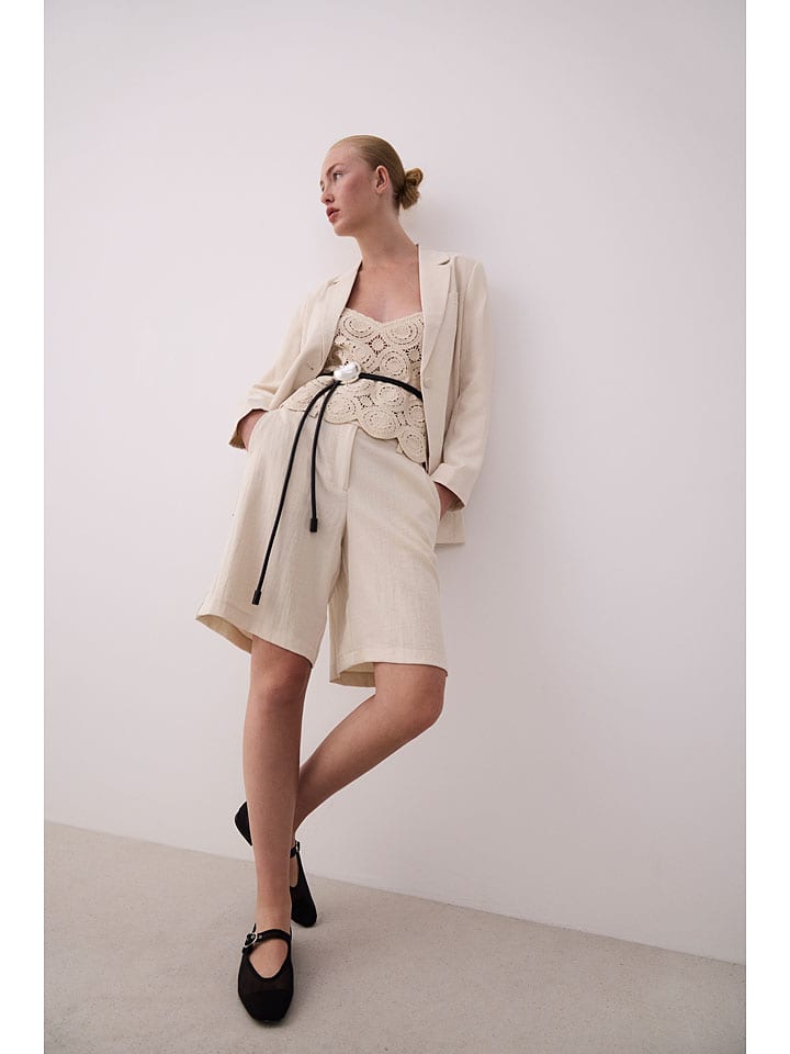 Kraťasy Vila Creme 2590793 Bermudas "Flea" in Creme - 1