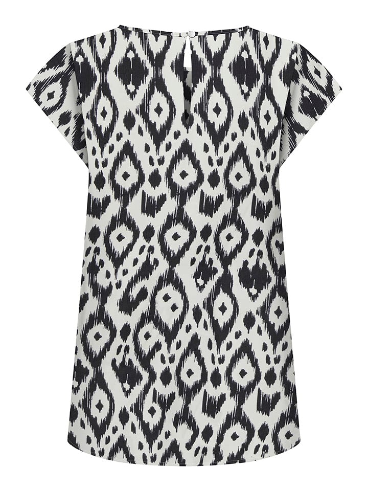 Tričko ONLY Weiß/ Schwarz 7708121 Bluse in Weiß/ Schwarz - 2