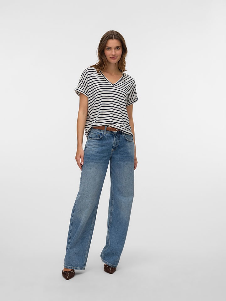 Tričko Vero Moda Creme 9038798 Shirt in Creme - 4