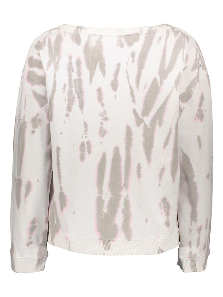 Mikina Juvia Weiß/ Taupe 2788843 Sweatshirt in Weiß/ Taupe - 2