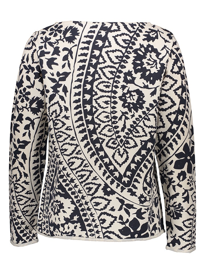 Mikina Juvia Creme/ Schwarz 4938634 Sweatshirt in Creme/ Schwarz - 2