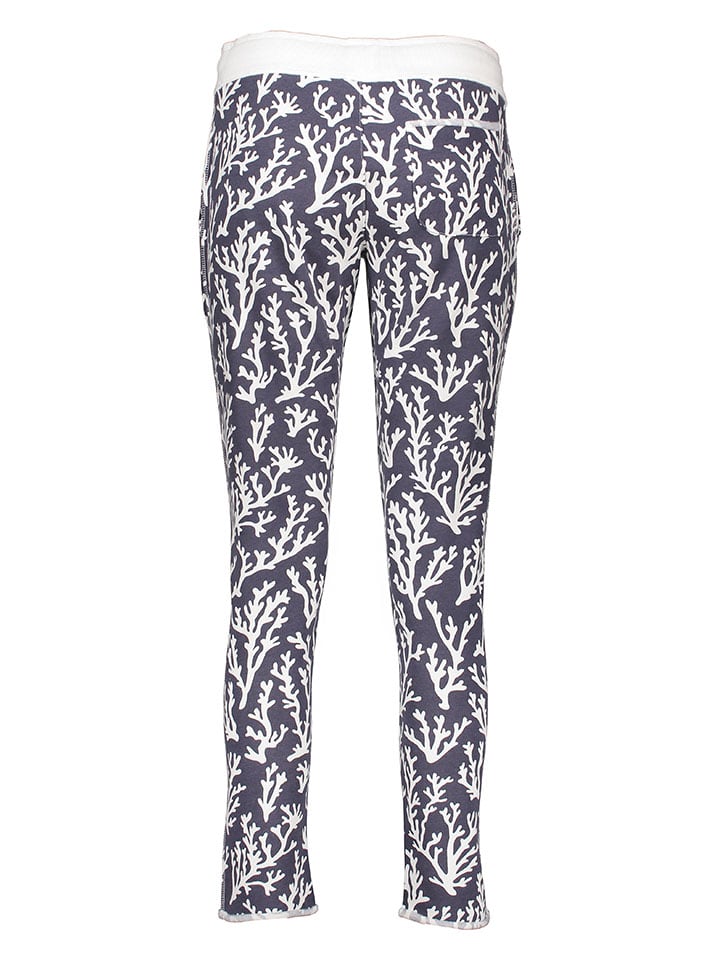 Juvia Dunkelblau/ Weiß 4248374 Pyjama-Hose in Dunkelblau/ Weiß - 2