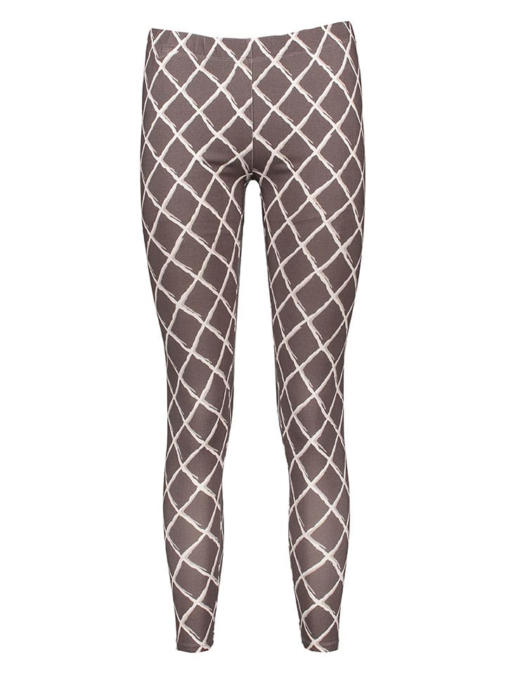Legíny Juvia Dunkelbraun/ Weiß 7112537 Leggings in Dunkelbraun/ Weiß - 1