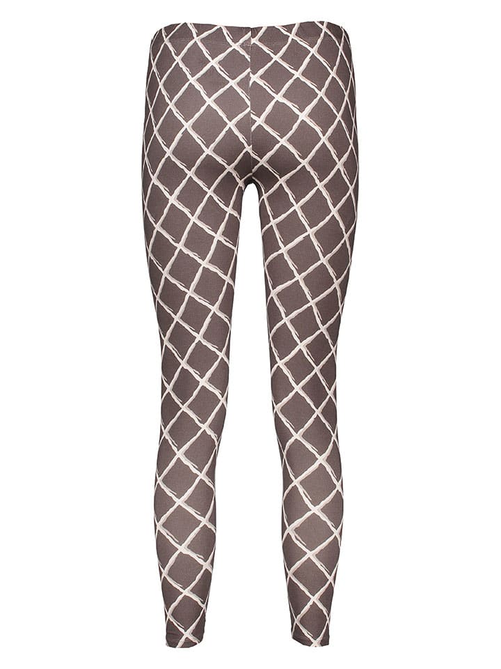Legíny Juvia Dunkelbraun/ Weiß 7112537 Leggings in Dunkelbraun/ Weiß - 2