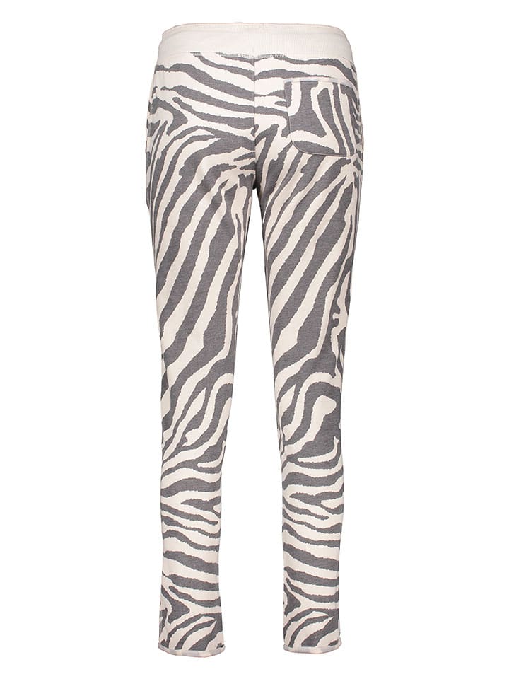 Juvia Anthrazit/ Creme 2154287 Pyjama-Hose in Anthrazit/ Creme - 2
