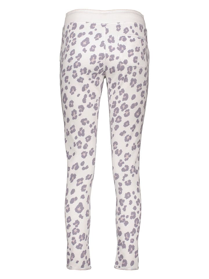 Juvia Weiß/ Flieder 7028849 Pyjama-Hose in Weiß/ Flieder - 2