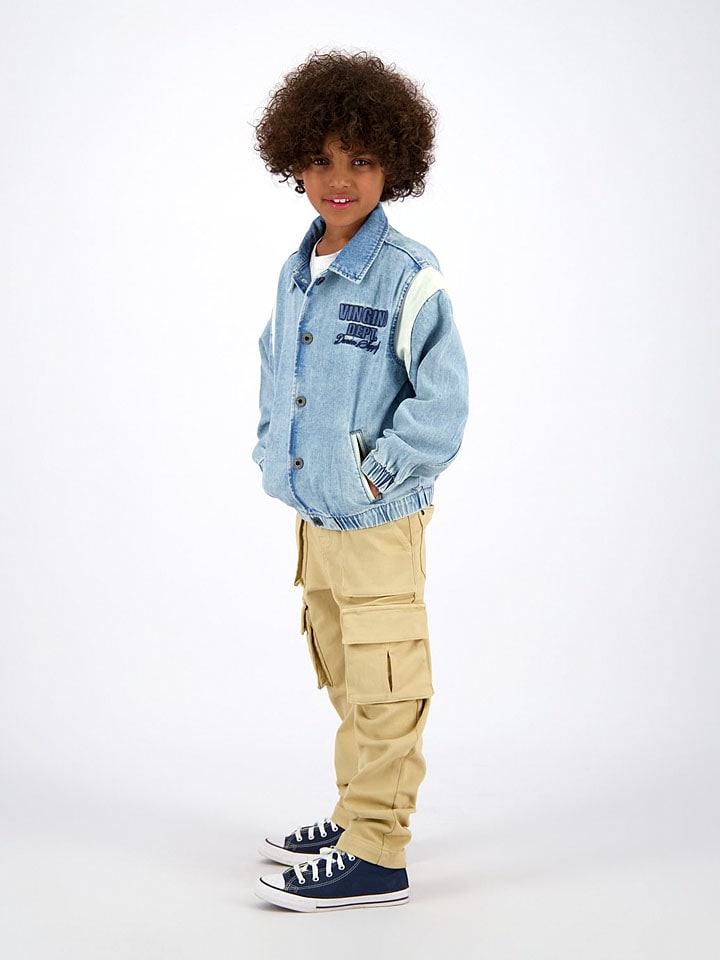 Vingino Hellblau 298046 Jeansjacke "Figo" in Hellblau - 3