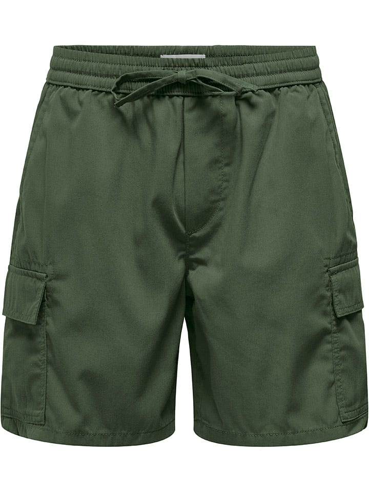 Kraťasy ONLY & SONS Grün 1926678 Shorts in Grün - 5