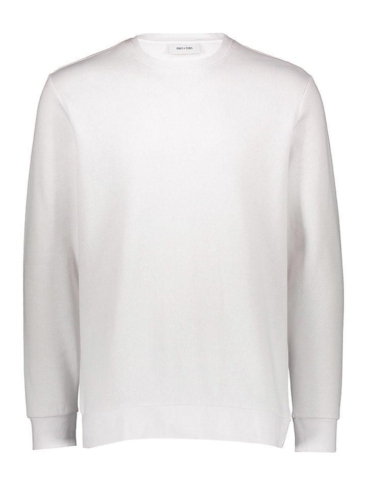Mikina ONLY & SONS Grau/ Weiß 6022769 2er-Set: Sweatshirts in Grau/ Weiß - 4