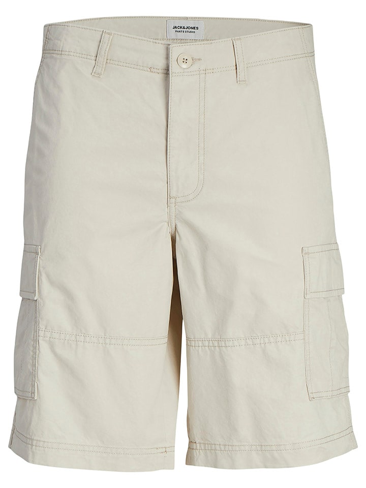 Kraťasy Jack & Jones Creme 2986952 Cargobermudas in Creme - 7