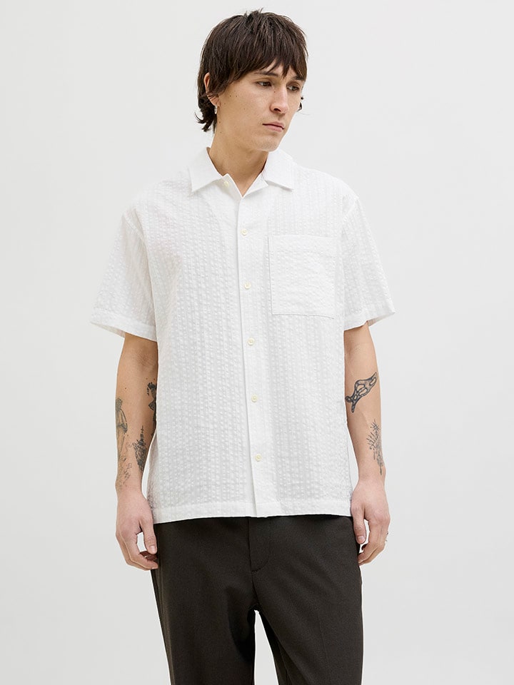 Košeľa Jack & Jones Weiß 7736726 Hemd - Regular fit - in Weiß - 3