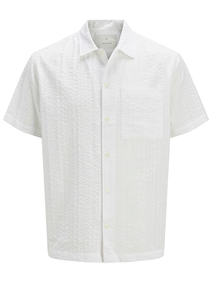 Košeľa Jack & Jones Weiß 7736726 Hemd - Regular fit - in Weiß - 7