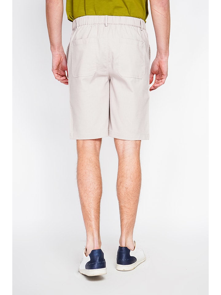 Kraťasy Secret du Lin Creme 5326591 Bermudas in Creme - 2