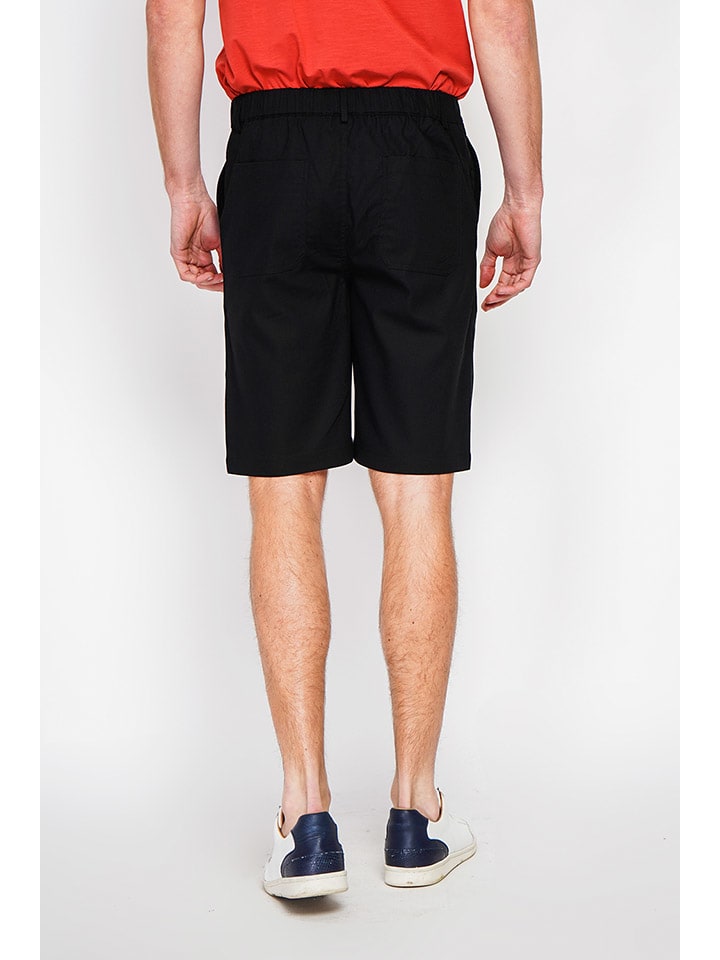 Kraťasy Secret du Lin Schwarz 6342903 Bermudas in Schwarz - 4