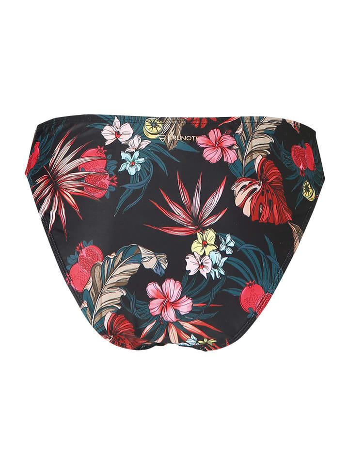Plavky spodný diel Brunotti Schwarz/ Bunt 1143746 Bikini-Hose "Flores" in Schwarz/ Bunt - 4