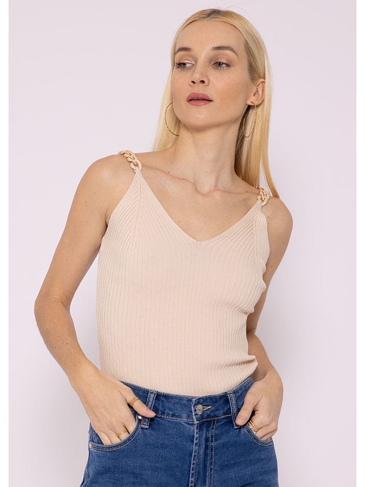 SASSYCLASSY Beige 5157858 Top in Beige - 4