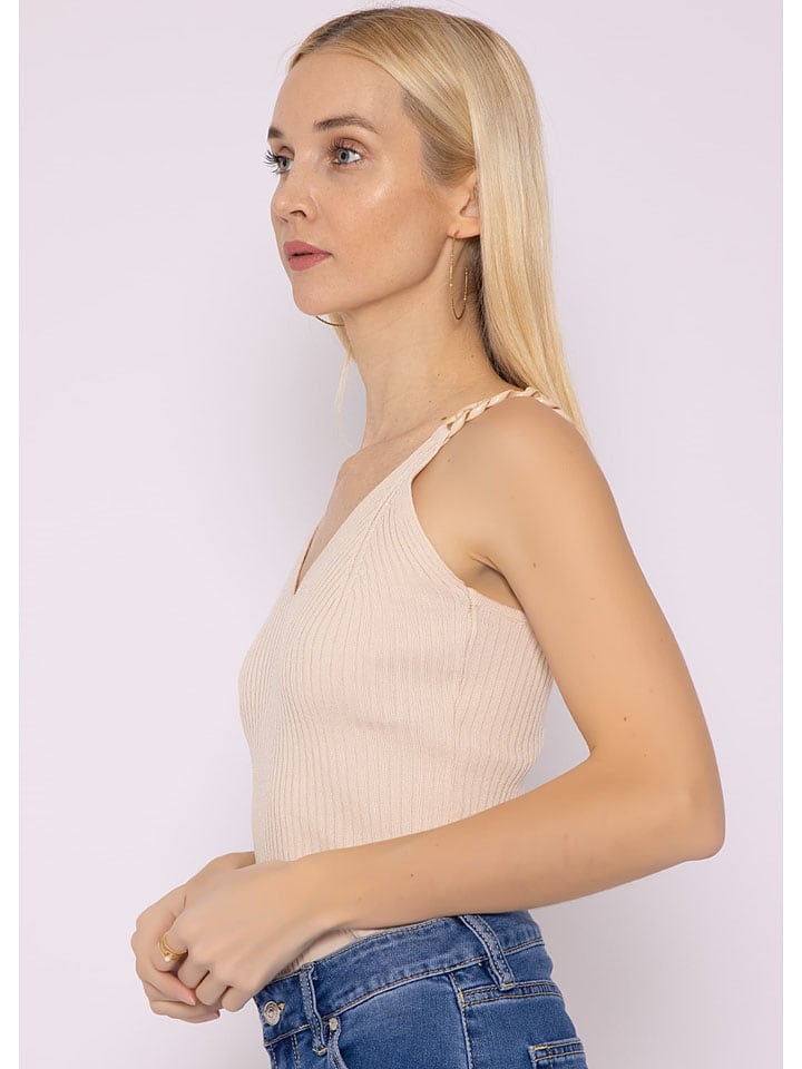 SASSYCLASSY Beige 5157858 Top in Beige - 5