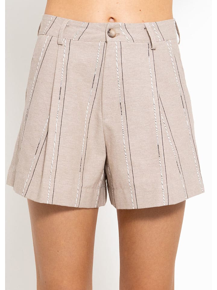 Kraťasy SASSYCLASSY Taupe 4670147 Shorts in Taupe - 3
