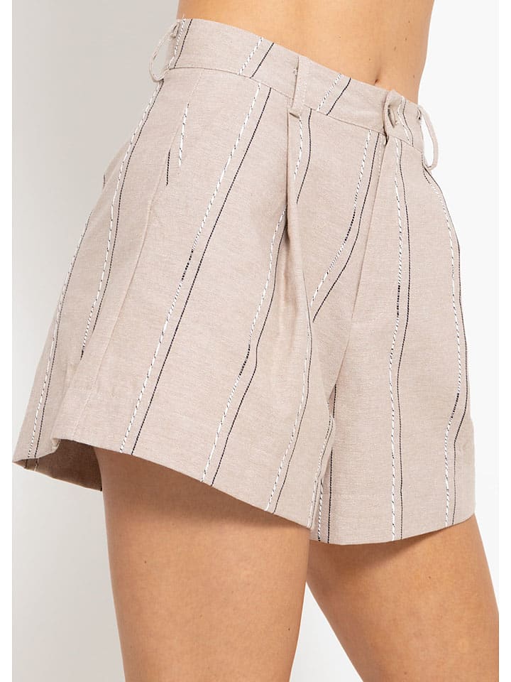 Kraťasy SASSYCLASSY Taupe 4670147 Shorts in Taupe - 5