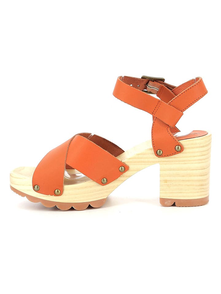 Sandále Kickers Orange 435003 Leder-Sandaletten "Kick Wise" in Orange - 2