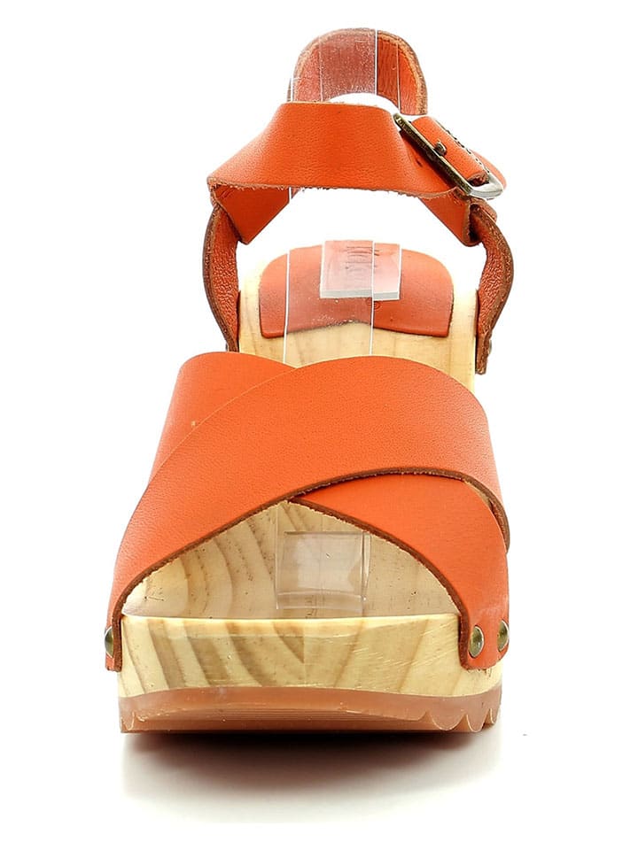 Sandále Kickers Orange 435003 Leder-Sandaletten "Kick Wise" in Orange - 3