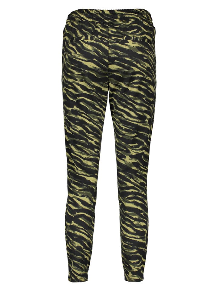 Nohavice b.young Schwarz/ Grün 1850500 Hose in Schwarz/ Grün - 2