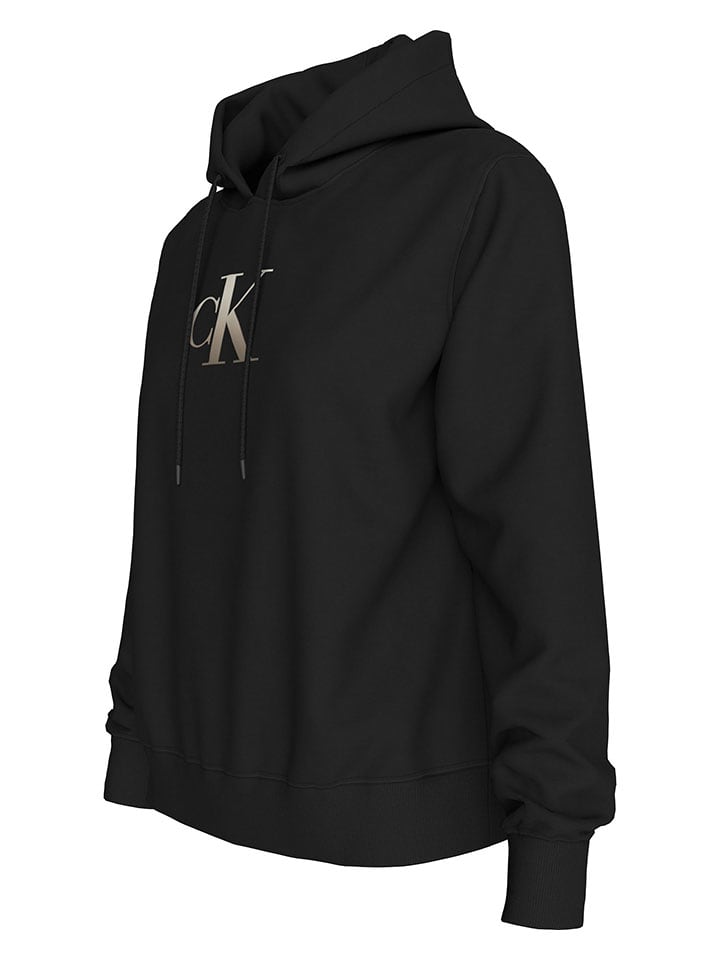 Mikina Calvin Klein Schwarz 985095 Hoodie in Schwarz - 3