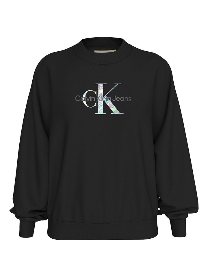Mikina CALVIN KLEIN JEANS Schwarz 4500940 Sweatshirt in Schwarz - 2