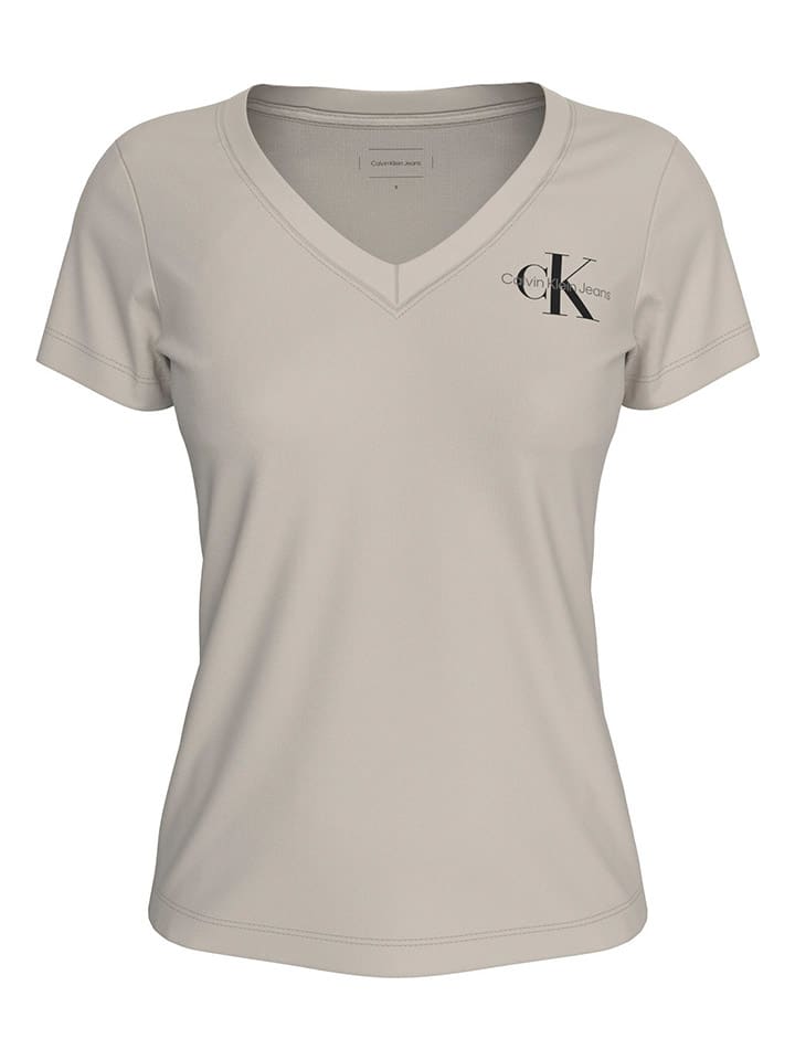 Tričko CALVIN KLEIN JEANS Creme 9850743 Shirt in Creme - 2