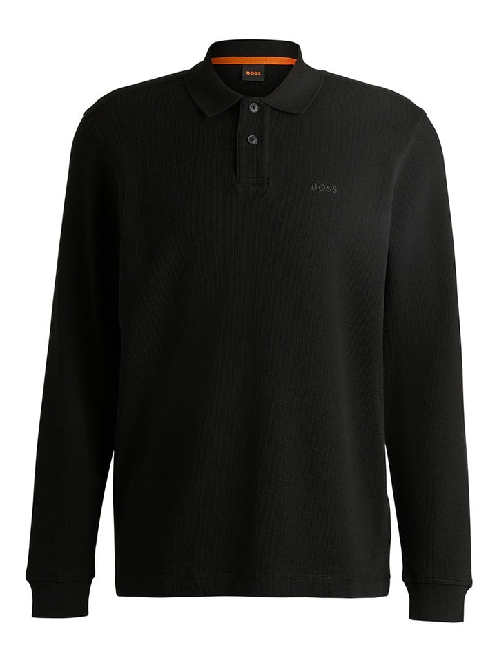 Tričko BOSS Orange Schwarz 962435 Poloshirt in Schwarz - 3