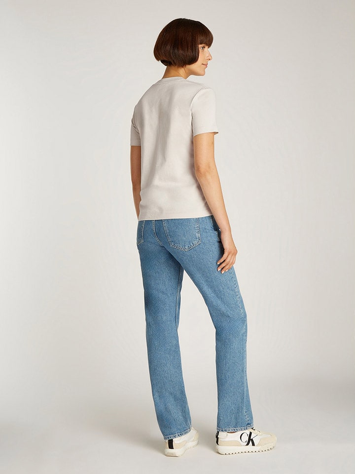 Tričko CALVIN KLEIN JEANS Creme 844288 Shirt in Creme - 2